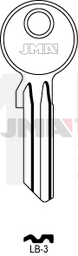 JMA LB-3 Cilindričan ključ (Silca YT15RX)