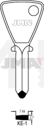 JMA KE-1 Specijalan ključ (Silca KE1 / Errebi KC1)