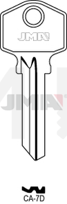 JMA CA-7D Cilindričan ključ (Silca CA11 / Errebi ZN6)