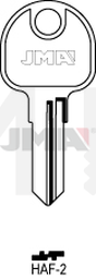 JMA HAF-2 Cilindričan ključ (Silca HF75 / Errebi HAF3)