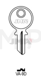 JMA VA-9D Cilindričan ključ (Silca VAC11 / Errebi VC3PD)