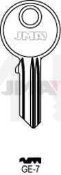JMA GE-7 Cilindričan ključ (Silca GE29R / Errebi GG25M)
