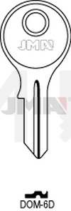 JMA DOM-6D Cilindričan ključ (Silca DM4, DM19 / Errebi) DM10, DM24