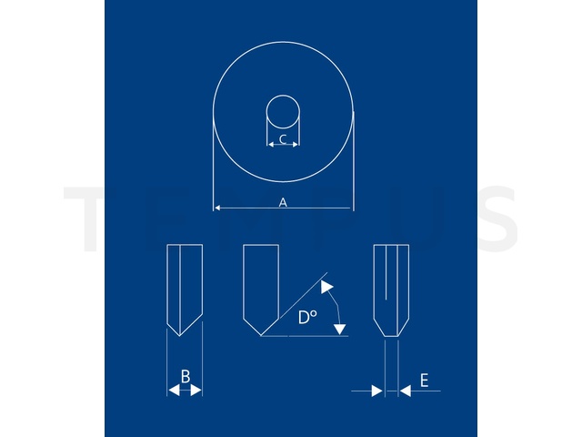 FRESA FP21 - 80x1,5x22 11876
