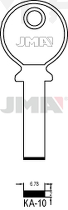 JMA KA-10 Specijalan ključ (Silca KA3 / Errebi KB3)