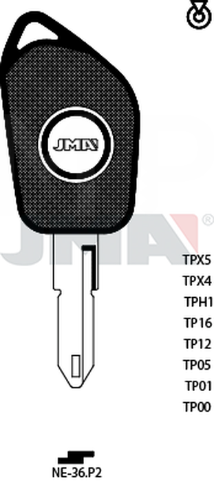JMA TP00NE-36.P2 (Silca NE72AT0 / Errebi T00NE72PA)