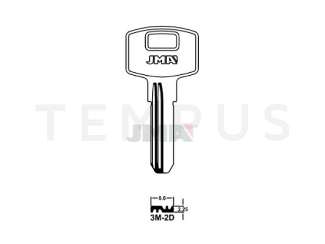 3M-2D Specijalan ključ (Silca VIL1R*1) 20859