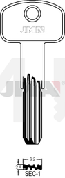 JMA SEC-1 Specijalan ključ (Silca SCM1R / Errebi SEM6)